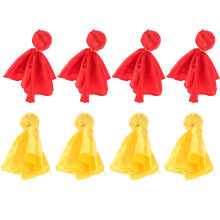 8Pcs Red Nylon Football Sports Penalty Flags Tossing Accessories