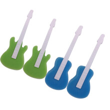 4Stk. Langstielbürsten In Gitarrenform Für Tassen, Flaschen, Schüsseln