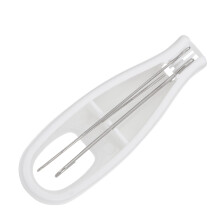 Button Assist Tool Weiß Acryl Stahl Komfortabler Knopf-Helfer