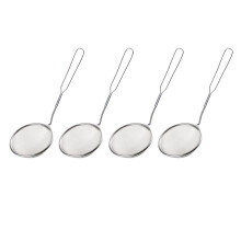 4 kleine edelstahlsiebe löffel für hot pot