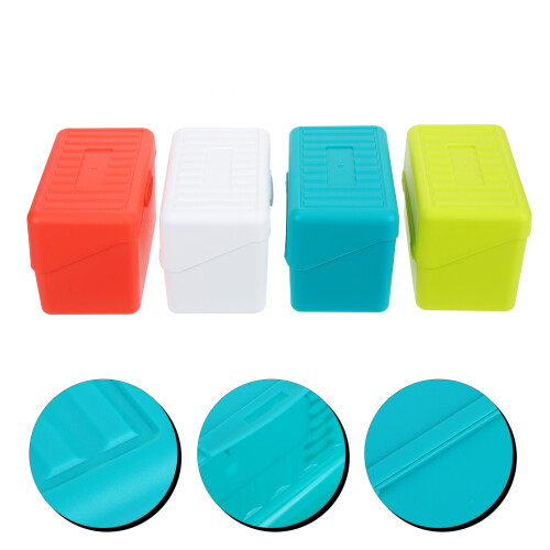 4er-pack karteikartenhalter, lernkarten-organizer aus 2