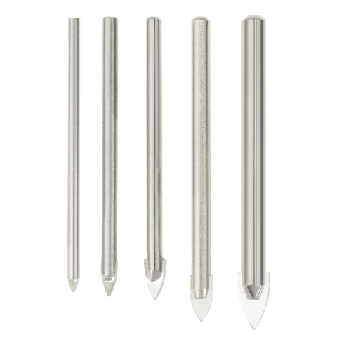 5pcs Ceramic Tile Marble Glass Drill Bit Set Glass Cutter Hole Tool