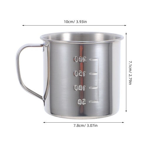 Becher Tasse Trinkgläser Silber 2