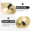 6pcs/ 3pairs Kupfer Percussion Instrument Finger 9