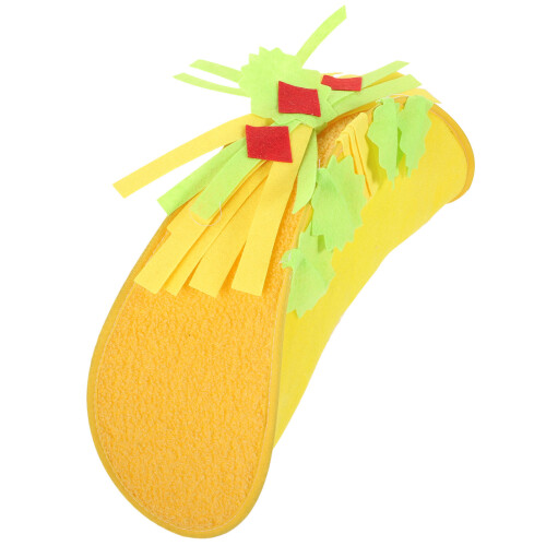 Creative Multi Color Taco Hat for Kids Performance and Party Fun 1