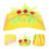 Creative Multi Color Taco Hat for Kids Performance and Party Fun 3