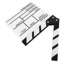 holz schreibtafel klappboard für filmregie studio weiß