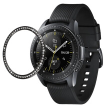 Smartwatch Schutz Bezel Ring Aus Legierung Schwarz Hochglanz