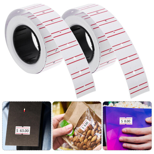 10 Preisschilder Papieraufkleber 2