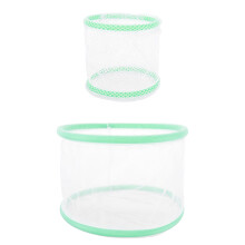 2Stk Fischzucht Box Netzgewebe Aquarium Isolationsnetz Transparent