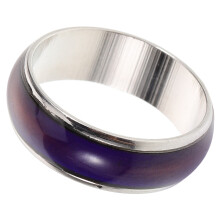 Fashion Unisex 15.6mm Color Changing Mood Ring Finger Ring