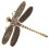 Dragonfly Schrankknöpfe Garderobe Türgriff 11