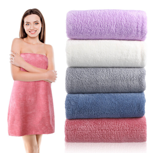 5 Handtuchwaschlappen Polyester Strandgeschenk