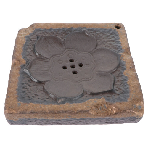 Crude Pottery Tablett Retro Lotus Teebecher Teller 1