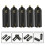 5Stk Kompakter 3 Aaa Batteriehalter ABS Schwarz Batteriekasten 7
