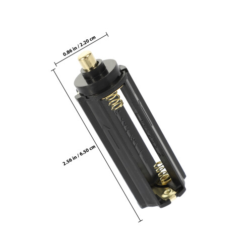 5Stk Kompakter 3 Aaa Batteriehalter ABS Schwarz Batteriekasten 1