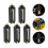 5Stk Kompakter 3 Aaa Batteriehalter ABS Schwarz Batteriekasten 4