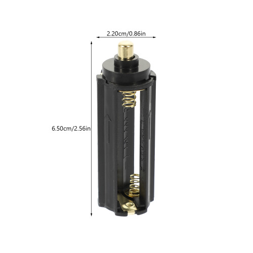 5Stk Kompakter 3 Aaa Batteriehalter ABS Schwarz Batteriekasten 2