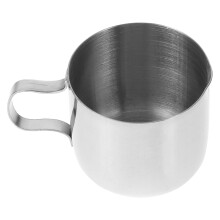 1Stk Edelstahl Milchbecher Silber Langlebiger Trinkbecher Für Zuhause