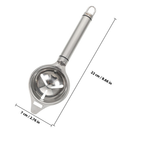304 Weißes Trennzeichen Teiler Eigelb-Extraktor Silver 1