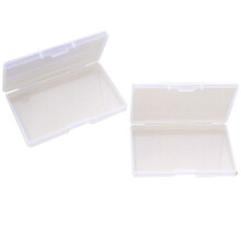 2Stk Transparent Business Organizer Kunststoff Hülle Namenshalter