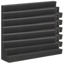 6Stk Schwamm Absorber Eck-Bassfallen Schwarz Für Heimkino & Studio