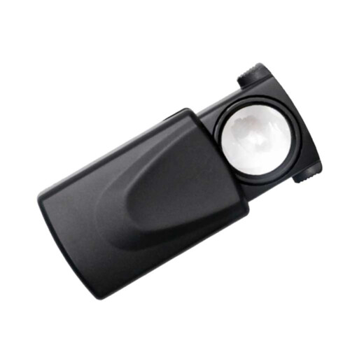 Pull-Type Schmucklupe 30x Mit LED 21mm Für Edelsteine Münzen