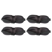 4-teiliges Augenschutz-Set mit Schlafmaske und Augenschirm,
