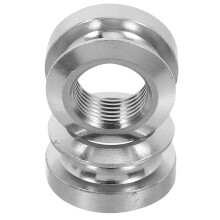 2Stk Kupfer Endpin Button Caps Silber Für Gitarren Ersatzteile