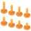 Golf Tees 8pcs Golf Golf Matte Tees Golf Basis Golf Praxis 9