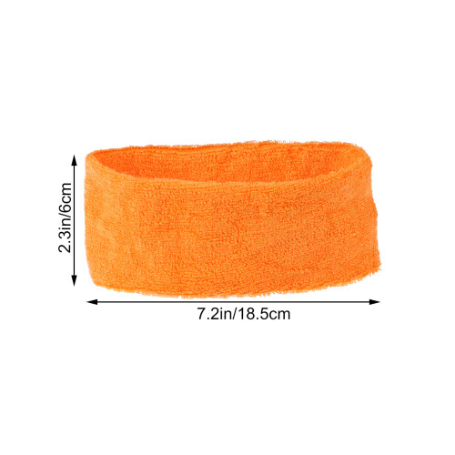Machen Stirnband Spa-Stirnbänder Orange 1