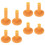 Golf Tees 8pcs Golf Golf Matte Tees Golf Basis Golf Praxis 5