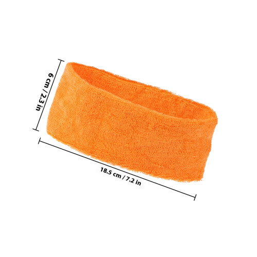 Machen Stirnband Spa-Stirnbänder Orange 2