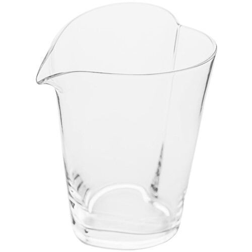 glaskaraffe mit herzmuster für , tee, saft und milchaufschäumer 1