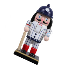 3Stk Holz Baseball-Spieler Tischdekoration Party