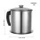 Baconfett Behälter 1,8 L Mit , Deckel Und Griff 2