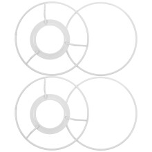 10 Sets Lampenschirmringe Mit Halterahmen Für Lampenfassung Zubehör