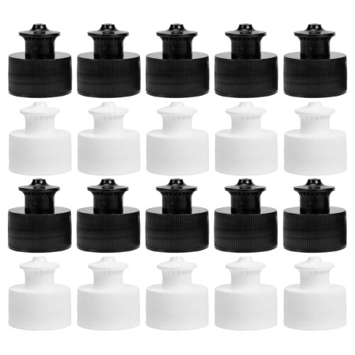 40 wiederverwendbare push-pull-verschlüsse für wasserflaschen