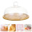 1 brotplatte mit glasdeckel, snacktablett 5