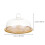 1 brotplatte mit glasdeckel, snacktablett 11