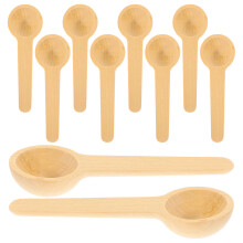 10Stk Holzlöffel Mini Kaffeelöffel Messlöffel Für Haushalt Badezusatz