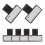 6 namensschilder doppelseitig hand-identifier 7