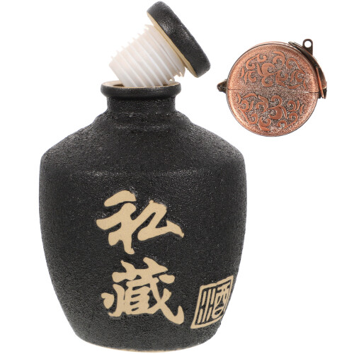 Leere Schnapsflasche Versiegeltes Für Haushalt Halter 2