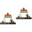 6 Halloween Tischdekoration Mitte Tischschild 6