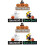 6 Halloween Tischdekoration Mitte Tischschild 7