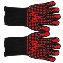Küchenhandschuhe Für Backofen Rot Silikon 1 Paar