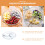 dessertteller mit fächern, - und salatschale, geteilte platte 8