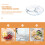 dessertteller mit fächern, - und salatschale, geteilte platte 9