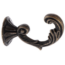 4Stk Wandhaken Aus Robustem Zink, Golden, Retro Haken Für Bad Und Flur