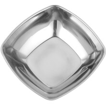 Quadratische Salatschüssel Kochschüssel Edelstahl Eis